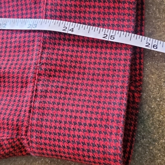 L.L. Bean Traditional Fit Flannel Rustic Red Hadth Long Slv Sz XL Shirt - Picture 16 of 17